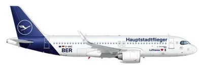 Produktbild von Herpa Wings 1:200 Airbus A 320 neo Lufthansa BER Hauptstadtflieger 571302
