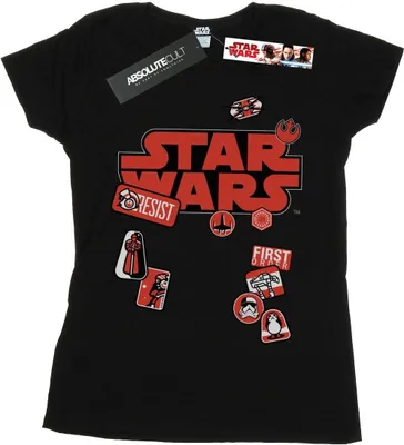Produktbild von Star Wars - "The Last Jedi" T-Shirt für Damen BI42571 (S) (Schwarz)