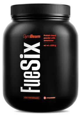 Produktbild von GymBeam - FueSix, 1000 g, Erdbeere