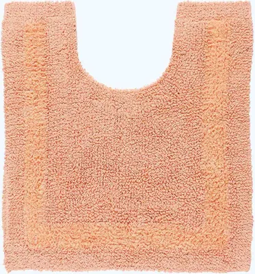 Produktbild von HOMESCAPES WC-Vorleger apricot 50x55 cm aus 100% Baumwolle
