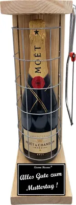 Produktbild von Moet - Alles Gute zum Muttertag - Eiserne Reserve Gitterkäfig Geschenk zum Muttertag