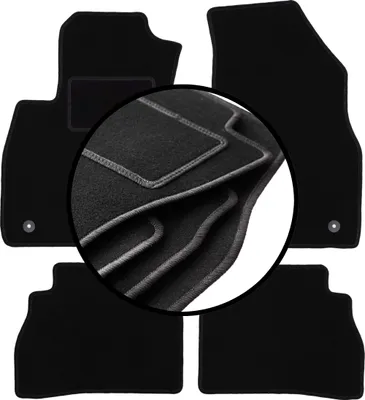 Image de tapis de sol en velours pour Fiat Doblo II (2009-2020)