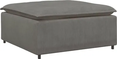 Produktbild von vidaXL Modulares Sofa Fußhocker-Modul Hellgrau 100x100x48 cm