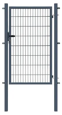 Produktbild von Doppelstabmatten Gartentor Einzeltor Basic 6/5/6 mm Anthrazit