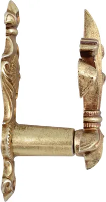 Produktbild von 2er Set Denix Wandhalter Bourbon-Lilie messingfarben für Schwerter Waffen Pistolen Gewehre Halter