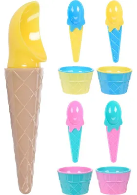 Produktbild von Eisbecher mit Löffeln 9 Stück.
