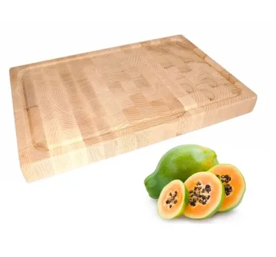 Image de Planche à découper en bois Planche à découper en bois de hêtre 26x40 cm
