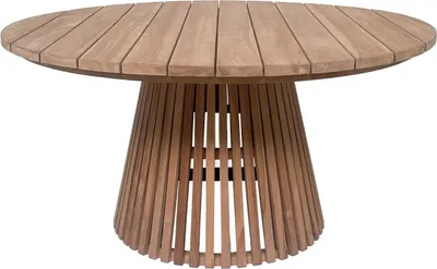 Produktbild von Gartentisch aus Teakholz natur - 150x150x76 cm - Cindo