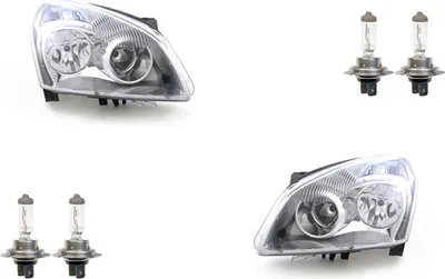 Produktbild von Scheinwerfer passend für Nissan Qashqai J10 07-10 mit H7 H7 Satz L R 26060JD900 26060JD95A 26060JD90A 26060JD90B 26010JD900 26010JD Johns