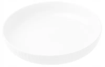 Produktbild von Homedelux Porzellan Suppenteller 21 cm tief elegant gerippt