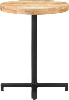 Produktbild von vidaXL Bistrotisch Rund Ø60x75 cm Raues Mangoholz