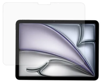 Imagen del producto de 4smarts Second Glass: Protector de pantalla de vidrio para tablet, diseño 2.5D, transparente, compatible con Apple iPad Air de 11 pulgadas (modelos M2 y M3)