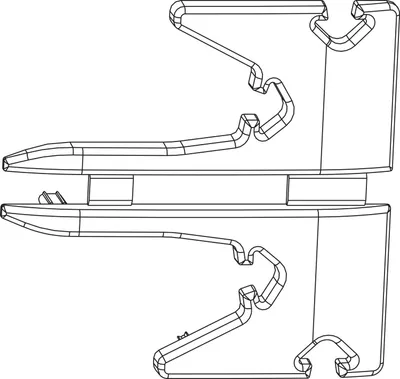 Produktbild von MACO HS Abdeckkappen-Set für Dichtungsschiene PVC links/rechts silber (367284)