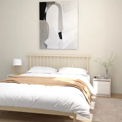 Produktbild von vidaXL Nachtschränke 2 Stk. Weiß 40x30,5x40 cm Massivholz Kiefer