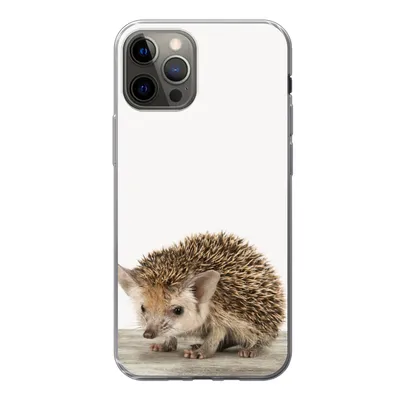Produktbild von MuchoWow® Handyhülle Schutzhülle Hülle für iPhone 12 Pro Igel - Tiere - Jungen - Mädchen Silikon Softcase Handy Hülle - Abdeckung