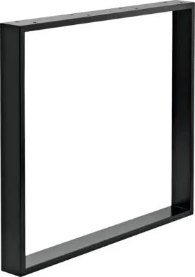 Produktbild von Tarrox Tischgestell Aluminium 800 x 722 x 80 mm schwarz 2 Stück