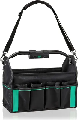 Image de Mustbau Pochette à outils éclairée pour le rangement des forets, tournevis, etc