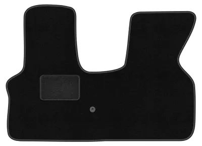 Zdjęcie produktu dla Dywaniki samochodowe welurowe LUX do: Volkswagen Transporter T4 (1992-2003, dostawczy) czarne, z mocowaniami