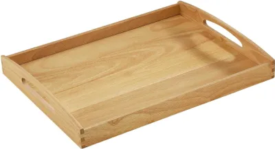 Immagine prodotto di Zassenhaus Tablett eckig, hell 53 x 41 x 7 cm 50547 4006528050547