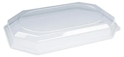 Produktbild von 10x Domdeckel rPET klar für Catering-Platte WX-74955