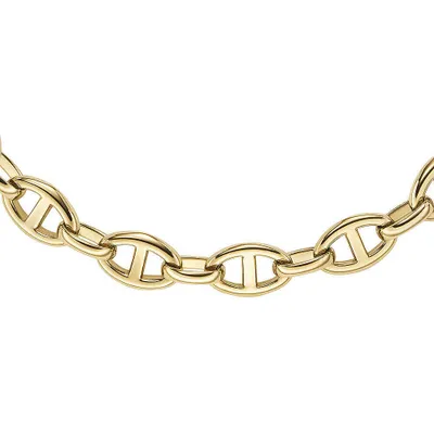 Produktbild von Fossil JF04521710 Damen Collier Edelstahl Gold 45 cm
