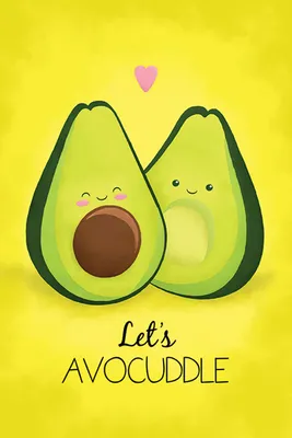 Produktbild von Fun - Avocado - Let's Avocuddle - Poster Druck Plakat - Größe 61x91,5 cm