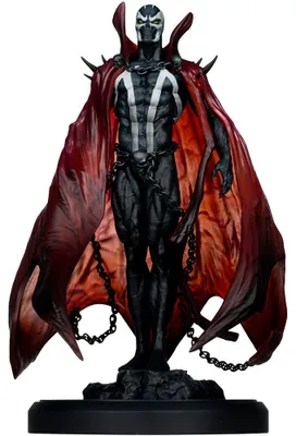 Obrázok produktu pre Spawn od Pupeteera Leeho (celkom v čiernej, bielej a červenej farbe) – soška z živice v mierke 1:10, limitovaná edícia od McFarlane Toys
