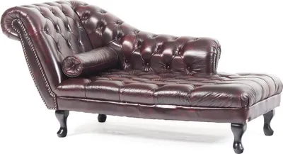 Image de Chesterfield Rot Chaise Lounge Designer Liege Leder Sofa Chaiselongues Couch