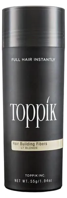 Obrázek produktu pro TOPPIK 55 g. - Roztřepené vlasy, zahušťování vlasů, vypadávání vlasů, barva:světlá blond