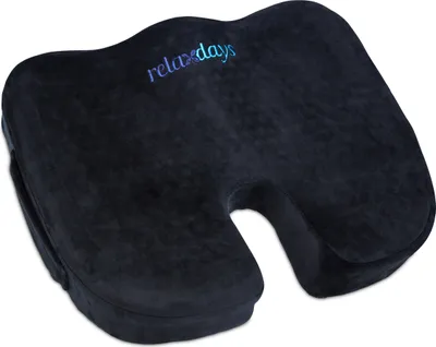 Zdjęcie produktu dla relaxdays 10032612_0 relaxdays Sitzkissen Orthopädisch schwarz