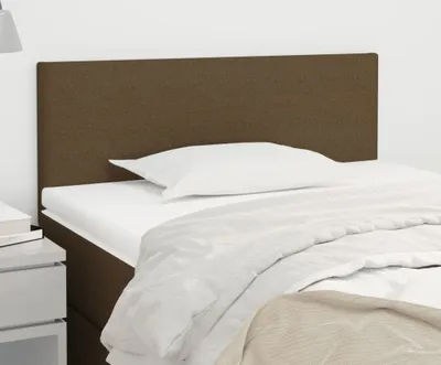 Produktbild von The Living Store Kopfteil Dunkelbraun 80x5x78/88 cm Stoff