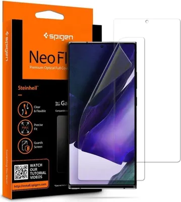 Obrázek produktu pro Spigen Neo Flex, Samsung, Galaxy Note 20 Ultra, Odolné proti poškrábání, Průhledná, 2 kusů