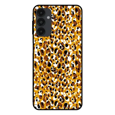 Produktbild von Smartphonica Telefoonhoesje voor Samsung  Galaxy A34 5G met panterprint - TPU backcover met luiaardprint - Bruin