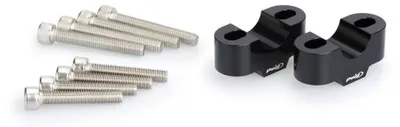 Produktbild von Puig Honda Nc750x Dct 2024 +20mm Lenkererhöhungen Schwarz 22 mm Schwarz 22 mm