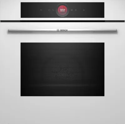 Produktbild von Integrierter multifunktionsbackofen 71l 60cm a+ weiße pyrolyse Bosch HBG7741W1