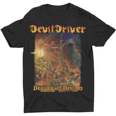 Obrázok produktu pre Devildriver Borrowed (Back Print) Black M Tričko