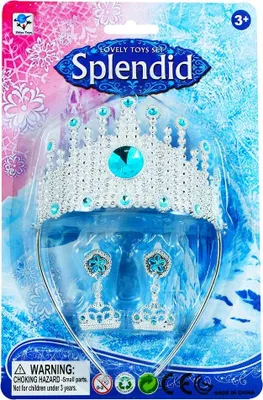 Produktbild von RAPPA Winterkönigreich Prinzessinnenkrone mit Ohrringen