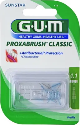 Immagine prodotto di Gum Proxabrush Classic 414 Scovolino Interdentale 8 Pezzi