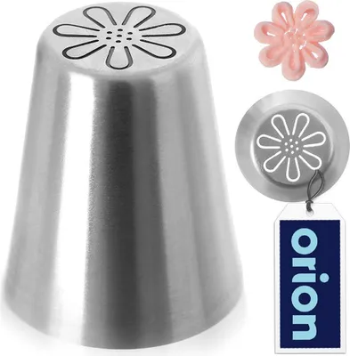 Immagine prodotto di Orion beccuccio per decorazioni Beccuccio russo Beccuccio in acciaio inox per decorazioni in acciaio inox Flower