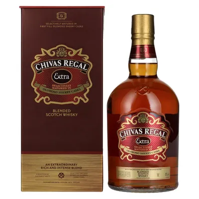 Produktbild von Chivas Regal EXTRA OLOROSO SHERRY CASK Blended Scotch Whisky 43% Vol. 1l in Geschenkbox