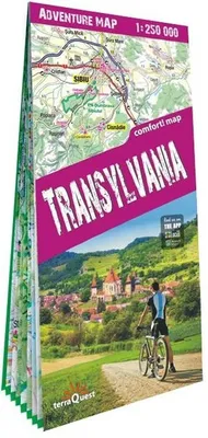 Immagine prodotto di Carta turistica stradale laminata della Transilvania 1:250 000