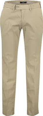 Produktbild von Eurex beige Hose mit Print, Regular Joe