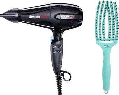 Immagine prodotto di BaByliss PRO Caruso HQ 2400W BAB6970IE + Olivia Garden Finger Brush Menta Tropicale
