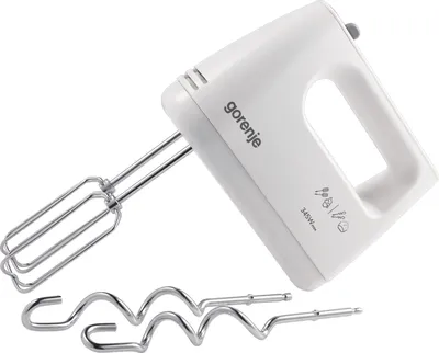Produktbild von GORENJE Handmixer M360CW MIxer 345 W Quirl und Knethaken NEU