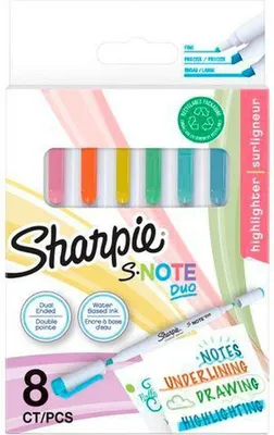 Produktbild von Sharpie Kreativ-Marker S-NOTE DUO 8er Blisterkarte
