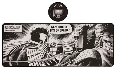 Immagine prodotto di Fanattik 2000 Ad Judge Dredd Set di sottobicchieri e tappetini da scrivania Taglia unica