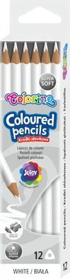 Obrázok produktu pre Trojhranné ceruzky 12 ks Colorino White