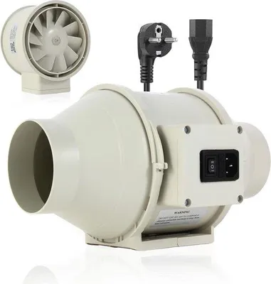 Immagine prodotto di Ventilatore da 100 mm silenzioso per bagno e ufficio