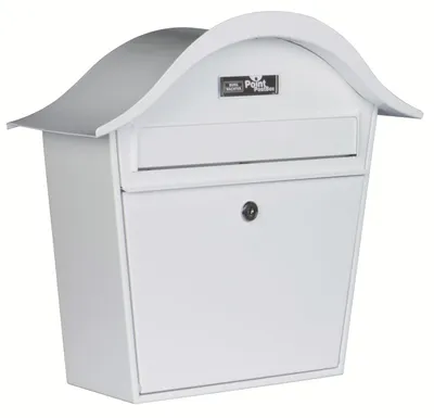 Obrázok produktu pre Burg-Wächter Holiday 5842 W - Wandmontierter Briefkasten - Stahl - Weiß - Senkrecht - Schlüssel - 1 Stück(e)