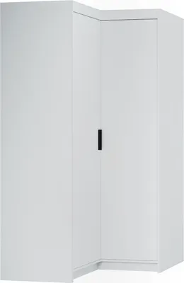 Produktbild von Eckschrank Garderobenschrank ELEN 2D weiß